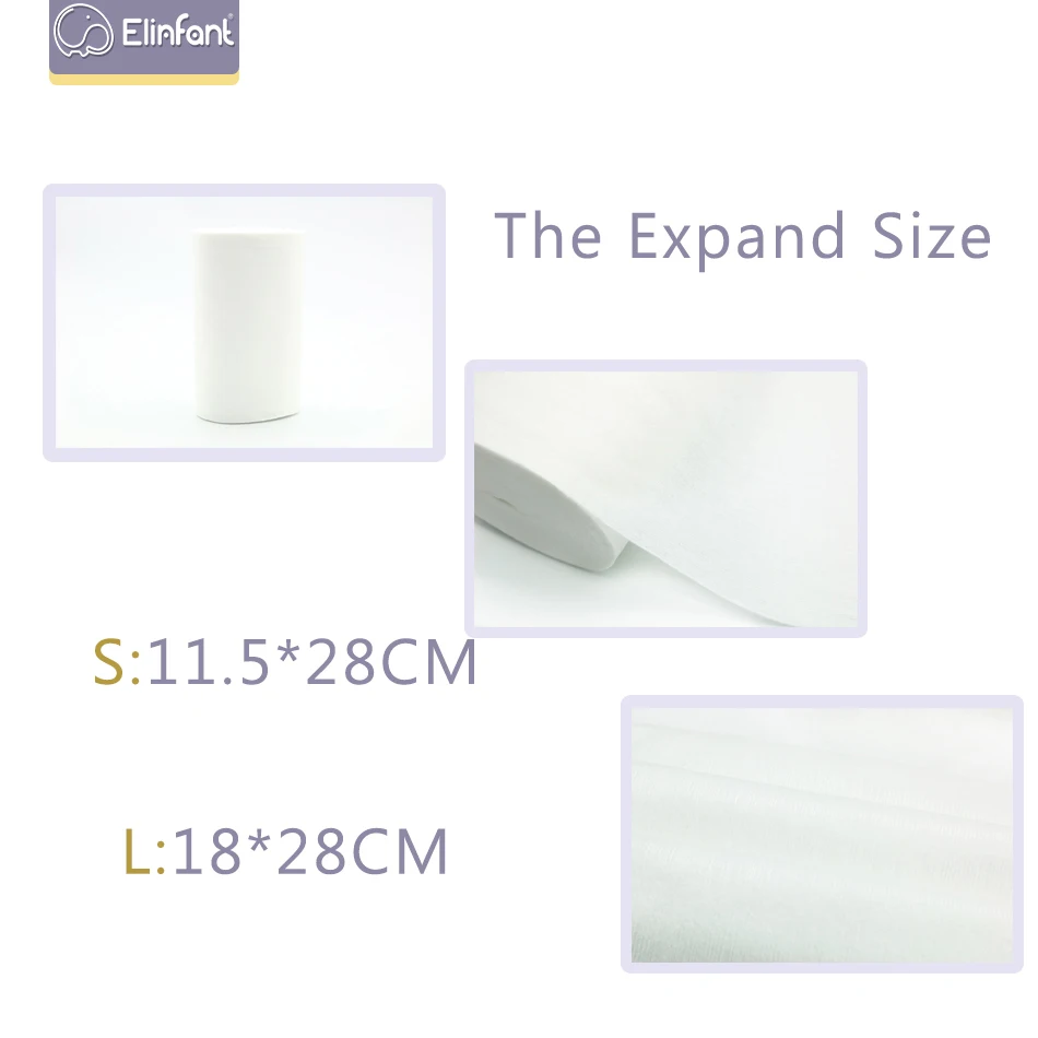 Elinfant 2 rolls disposable bamboo flushable baby diaper nappy liner Biodegradable bamboo liner free shipping#SMT007# - Image 3