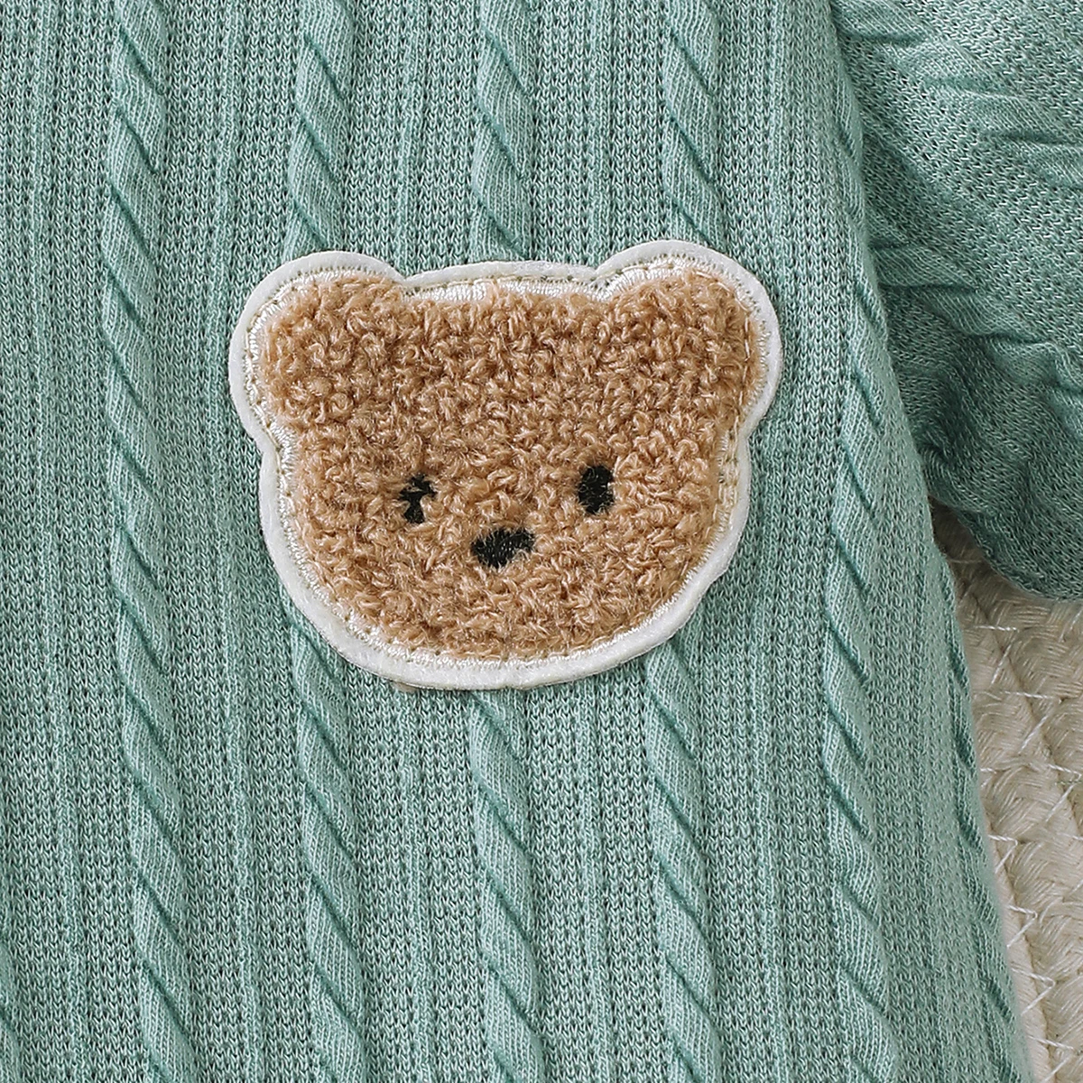 0-18 Months old Newborn Baby boy Jumpsuit Cute Little Bear Short sleeved Jumpsuit Baby clothing Boy baby Summer Crawling Suit - Image 4