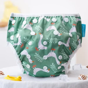 HappyFlute 1PCS Animal Prints Baby Waterproof Cloth Diapers Pool Pant Swimming Diaper Cover Washable&Adjustable Diaper