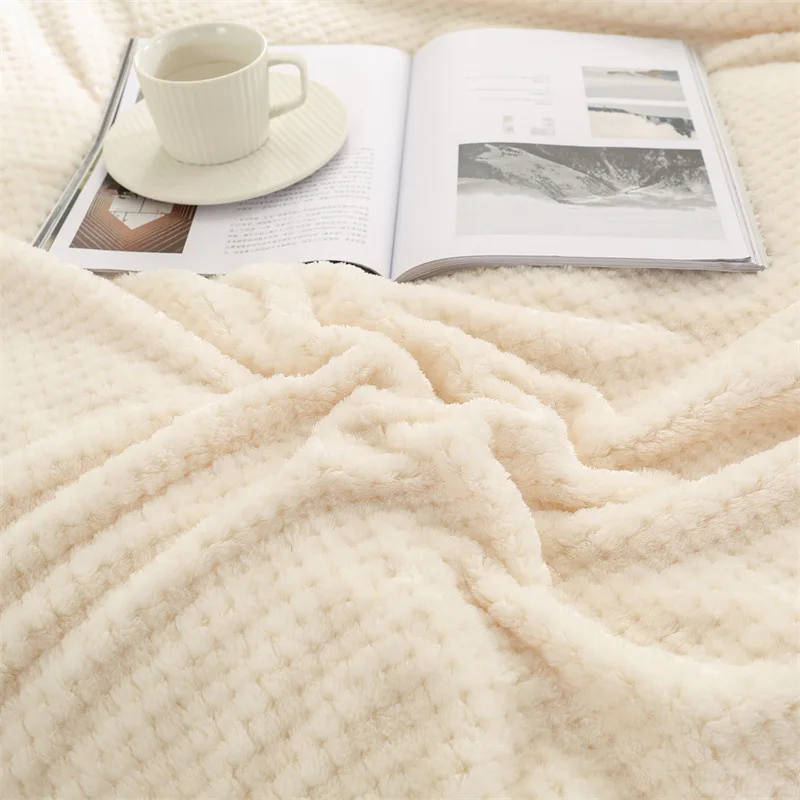 Baby Blanket Soft Fleece Infant Thick Quilt Bedding Swaddle Wrap Blanket Warm Newborn Stroller Sleep Cover Nursery Thermal Gift - Image 6