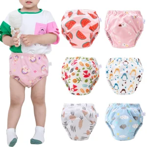 Baby Cotton Potty Training Pants Toddler Reusable Diapers Panties Ecological Washable 6 Layer Waterproof Cloth Nappies Underwear