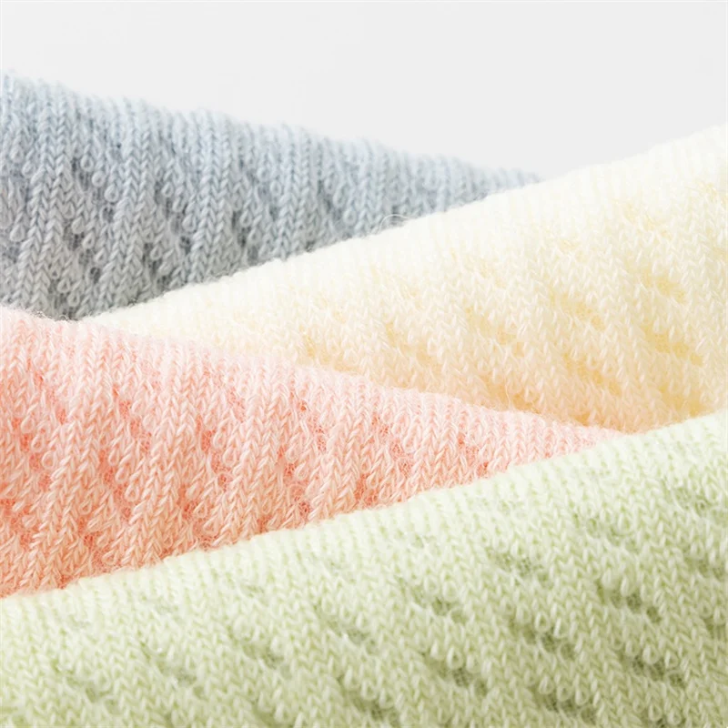 3 Pairs/lot Newborn Socks For Girl Boy 0-5 Yrs Summer Thin Cotton Mesh Infant Baby Boneless Short Sock Cute Clothing Accessories - Image 5