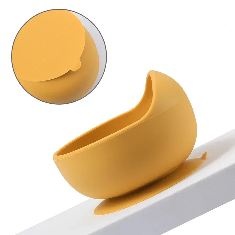BPA Free Silicone Baby Feeding Set Sucker Bowl Dinning Plate Straw Cup Spoon Forks for Kids Baby Tableware Children Dishes - Image 5