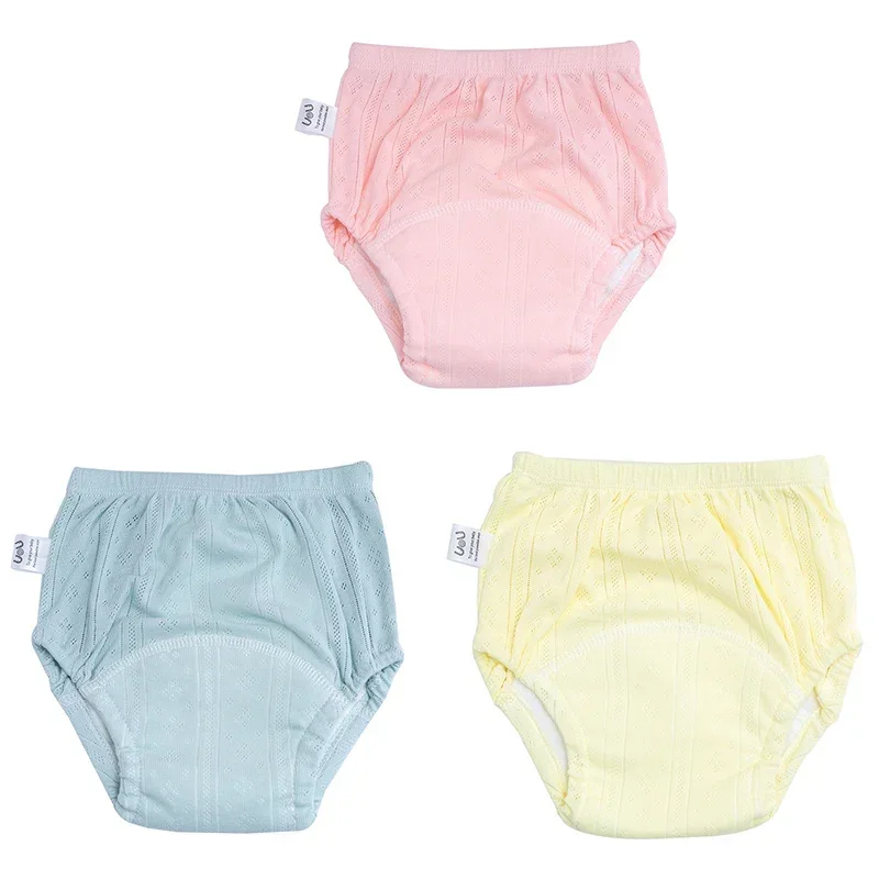 3pcs/lot Newborn Training Pants Cotton Thin Summer Baby Shorts Washable Boy Girls Cloth Diapers Reusable Nappies Infant Panties - Image 4