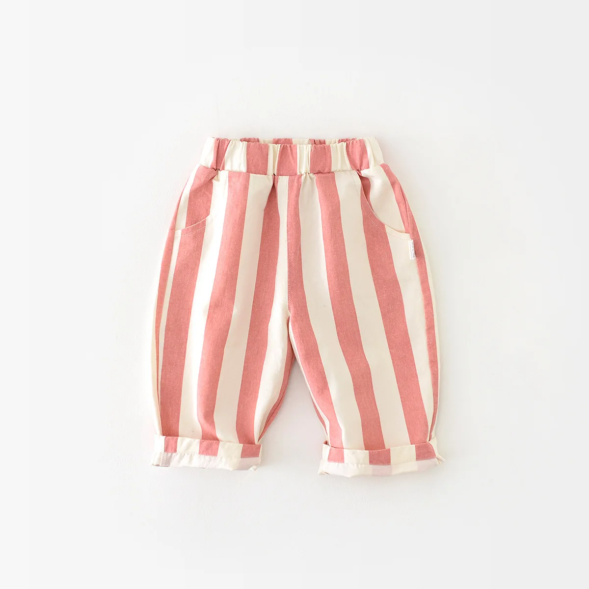 MILANCEL Spring New High Waist Cool Kids Baby Stripe Pants Korean Style Casual Children School Trousers Outwear Clothing - Image 5